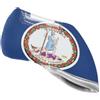 voucong Virginia State Va Flags Blue Golf Driver Head Cover Premium Golf Mallet Putter Cover adatta per la maggior parte delle marche