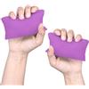 Vdaxvme 1 paio di cuscini per le mani in dimensioni compatte, in microfibra leggera, supporto per viaggi e esercizi di riabilitazione delle mani, cuscino da allenamento con impugnatura