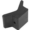 Irfora Black Rubber Boat Stop for Trailers And Yachts | Durevole, resistente all\'usura, design con blocco a V, installazione semplice, montaggio universale