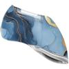 voucong Copritesta per mazza da golf, in marmo, argento, blu navy, di alta qualità, per uomini e donne
