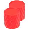 HANABASS Copri Leva Freno Bici in Silicone Rosso, Protezione Anti Graffio | Leve Freno e Comando Cambio, Adatto a Bici da Strada e Altri Modelli, Presa Comoda e Resistente