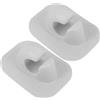 BESPORTBLE 2 Pezzi Supporto Fisso per Pagaia Kayak Montaggio Ponte Plastico | Pagaia e Pagaia Kayak, Uso in Garage o Rete da Pesca, Facile da Usare