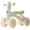 JUSKAQZYI Balance Bike con 4 Ruote Antigraffio for Interni ed Esterni | Giocattolo da equitazione for bambini con limite di sterzata bicicletta