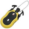 Baoblaze Golf Scorer Contapunti Golf Contacolpi Segnapunti Contatore Tiri Strumento Manuale in Plastica con Doppio Contatore Leggero con Portachiavi per, Giallo E Nero