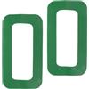 DOITOOL 2 Pezzi Patch per Scatola Pinna Paddleboard Verde in PVC per Tavola | Adattatore per Taglio Coda, Resiste All'acqua Salata, Installazione Semplice, per Allenamento Quotidiano e Barca