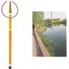 Labasuan Asta di Salvataggio in Acqua con Gancio, Asta per Piscina in Fibra di Vetro isolata con Anello di Salvataggio, segnaletica Luminosa Riflettente, Asta di Emergenza Estensibile