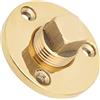 Tbest Kit Tappo di Scarico Marino 25 Mm 1 in Bronzo Tenuta Stagna | Kit Tappo di Scarico per Barca, Bronzo, Resistente All'acqua Salata, Vasche per Pesci, Ghiacciaie, Specchio di Poppa dello