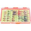 Generic Trout Fishing Set con Scatola Porta Esche | Artigianato di qualità, forme diverse, comodo per i viaggi