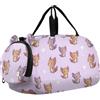 GuoChe Borsone da viaggio per bambini, ragazzi e ragazze | Borsone sportivo da notte con scomparto per scarpe, modello Kawaii Axolotl