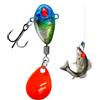 Generic Esca Crank per la Pesca del Black Bass Esche Spinner con gancio per | Attrezzature da Pesca in Fiume Lago Mare Acqua Dolce Barca Kayak Campeggio Sopravvivenza Esterna