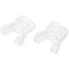 UPKOCH 2 Pezzi Boccaglio da Sub per Silicone, Ricambio per Regolatore | Bordo Testurizzato Trasparente, Presa Antiscivolo, Compatibile Boccagli e Regolatori, Ricambio Igienico