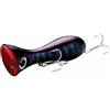 MotiveTech Esca Popper da Superficie Esca Dura Artificiale Plug Esche Popper Superficie con Bocca Concava Occhi Realistici in E Acciaio Adatta per Pesca a Acque Ferme Fiumi