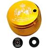 Hoppipola Pulsante freno a bobina in alluminio con rumore interno per mulinelli da baitcast 3/3.5/4/P5 (oro)