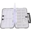 NIYANGLE Cassetta da Pesca Grande capacità in Plastica ABS | Portatile e Multifunzione, per Ganci ed Esche, Organizer Leggero, Uso Pesca, Facile da Trasportare