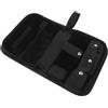 SAFIGLE Custodia da Golf in PU Nera Multi-Scomparto, Portatile | Accesso Rapido, Cerniera, Resistente All'usura, per Tornei e Percorso, per Palline e Accessori