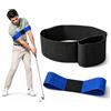 WDKXCN 2 pz Swing Sync Golf Trainer, Slider Golf Slider, Trs Slider, Fascia correzione oscillazione, include cinghia di correzione del braccio e correttore blu, per interni ed esterni, cortile
