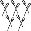 Abaodam 10 Pezzi Punte Esche da Pesca in Plastica Nera con Micro Ardiglioni | Accessori per Esche, Uso in Pesca e Barbo, Stabilità Migliorata, Aggiuntivo, Impiego Versatile