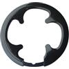 Kirunvia Copricatena Bici 42-44 Denti Carter Protezione Corona MTB Strada G4WN-42 | Plastica Antiurto da 40g, Fissaggio a 4 Fori con Viti, Struttura Curva, Barriera Contro Grasso e Fango, per Bici Pieghevoli