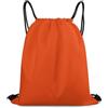 Morbuy 35x42cm Sacca Sportiva Impermeabile Zaino a Sacco (Arancione Scuro) | Zaino Traspirante Moderno Tinta Unita, Leggero Grande Capacità Coulisse Sportivo, per Palestra, Scuola, Viaggi, Uomo Donna