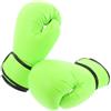 minkissy Guantoni da Boxe per Allenamento Giovani, Verde Chiaro | Imbottitura in Spugna Pu, Uso per Sparring e Sacco, Design Semplice e Raffinato, per Arti Marziali
