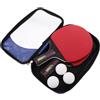 TOYANDONA Set Racchetta da Ping Pong per Allenamento Studenti, Legno e Gomma | Velocità Rapida, Presa Confortevole e Controllo Fine, per Uso Interno ed Esterno, Ragazzi
