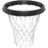 Generic Canestro da basket portatile con sistema di rete facile da attaccare per cerchi senza montatura, attrezzatura da basket rimovibile per una facile installazione