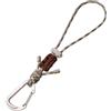 yanwuwa Clip portabottiglie con passante per il collo in paracord | Nylon Paracord Loop Holder con moschettone in alluminio per cinghie zaino escursionismo viaggio Carry Gear