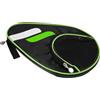 JECOMPRIS Borsa per Racchetta da Tennis Tavolo, Capiente, Imbottita, Nera | Tessuto Oxford, Protezione Rinforzata e Portatile, per Palline e Racchette, Uso Interno ed Esterno