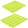 UKCOCO 60 Pezzi Silicone Tappetino Antiscivolo Verde Chiaro per Snowboard | Facile Sostituzione, Assorbimento Urti, Compatibilità, per Scarponi e Tavola, Sport Invernali