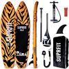 SF SUPRFIT SUPRFIT Stand Up Paddling Board come set completo gonfiabile, Stand Up Paddle Board con doppio strato in PVC, Stand Up Paddle Board - 330 x 98 x 18 cm fino a max. 140 kg