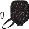 Generic pickleball Covers Christmas Light pickleball Paddle Cover | Universale con cerniera pickleball Racket Case Per sport uomini e donne Fits Most Rackets