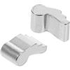 TOPPERFUN 2 Pezzi Pawl per Mozzo Bici R2 in Acciaio Inossidabile Argento | Ricambio Monopezzo Pressofuso, Resistente a Usura e Compressione, Accessorio per Ruota Posteriore