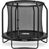 Deryan Trampolino elastico per bambini, 183 cm, con rete di sicurezza