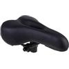 DEEPCRAFF Sella per Bicicletta da Montagna Nera in Cuoio Traspirante | Seduta Ergonomica, Assorbente e Facile da Installare, Accessorio per Bici da Corsa e Uso Quotidiano