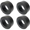 Hoppipola Distanziatori per dischi per bilanciere da 30 mm, rondelle ammortizzanti (4 pezzi)