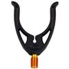 Harilla Poggia Canna Filettato, Supporto per Canna da Pesca A Forma di U, Larghezza 3,6 Cm, in Plastica Nera