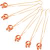 Gadpiparty 6 Pezzi Tappo Nasale per Nuoto in Silicone con Fascia Elastica | Clip Nasale con Cuscinetti, Resistente a Usura e Strappi, per Adulti, Accessorio da Piscina