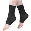 Vdaxvme Cavigliera per sport, traspirante, in spandex, design per basket, calcio, calcio, calze a compressione