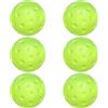 Generic Palline da allenamento per il controllo della palla da pickleball con PU | Costruzione in schiuma di poliuretano, design perforato, silenzioso per interni e pratica quotidiana controllata
