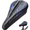 Risveglio Coprisella per bicicletta imbottito in gel, 29,5 cm, base antiscivolo (nero