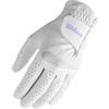 Wilson Guanto Feel Plus da donna, fornisce una tenuta affidabile, con gestione dell'umidità e migliore flessibilità, mano sinistra, colore: bianco, taglia L