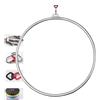 Generic Set di cerchi aerei professionali resistenti, per danza aerea, yoga, pilates, allenamento circense, casa, palestra, studio, interni ed esterni, per tutti i livelli