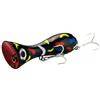 Fonowx Esca da Pesca Popper Esca Artificiale Plug Superficie Richiamo Bocca Svasata E Profilo Compatto E Acciaio Adatta a Pesca di Reazione Erbe Superficiali Calette Escursioni Weekend