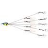Hoppipola Umbrella Rig - Esca da pesca Alabama a 5 bracci, con vortice per pesca in acqua salata, 15 g (colore 2#)