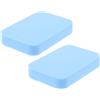 DEARMAMY 2 Pezzi Spugna per Pulizia Racchetta Ping Pong, Pva, Doppia Faccia