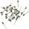 SQQCREATO Ago Pallone Aghi Perno della pompa in acciaio inossidabile da 80 pezzi | Adattatore gonfiabile for valvola dell'aria for calcio con ago for gonfiaggio della palla sportiva