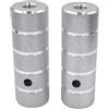 yanwuwa Pioli per proprietari di biciclette e piloti BMX | Coppia zigrinata in lega di alluminio con corpo 110 x 38 mm e filettatura 3/8 x 26T