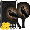 FRODOTGV Occult Raven - Pagaia da pickleball in carbonio grafite | Pala de Pickleball fibra de vidrio per giocatori intermedi