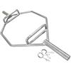 SUBLXPoten Barra Esagonale Barra bilanciere esagonale | Anello grande austriaco con foro solido for palestra, coprispalle for squat, sei frame