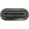 ECMQS sistemi di guida per kayak, base ellittica in PVC con binari | Base ellittica in PVC con binari, accessori per kayak, pesca, peso leggero, facile installazione, sport acquatici
